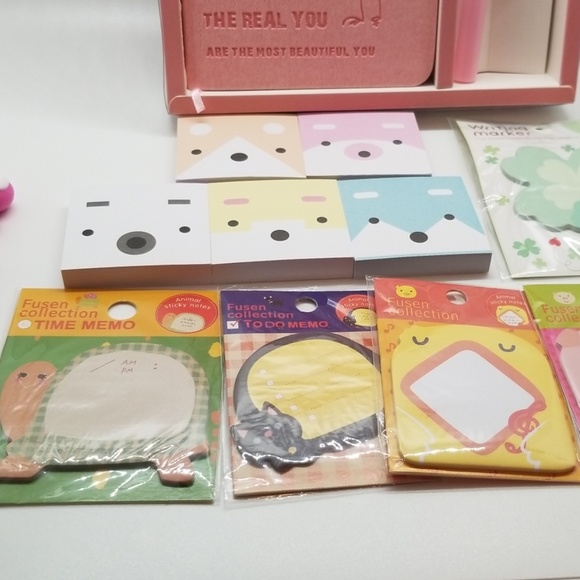 Kawaii mixed animal designs stationary gift set. - Picture 6 of 6